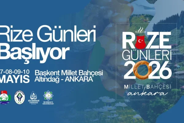 Ankara Rize Günleri başlıyor…