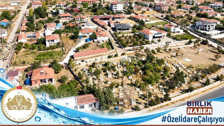 Aksaray Akin Köyü’nde içme suyu şebekesi yenilendi