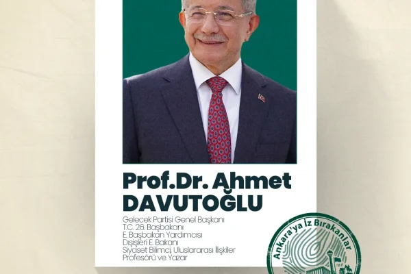 AKK Ankara’ya İz Bırakanların konuğu Prof. Dr. Ahmet Davutoğlu oldu
