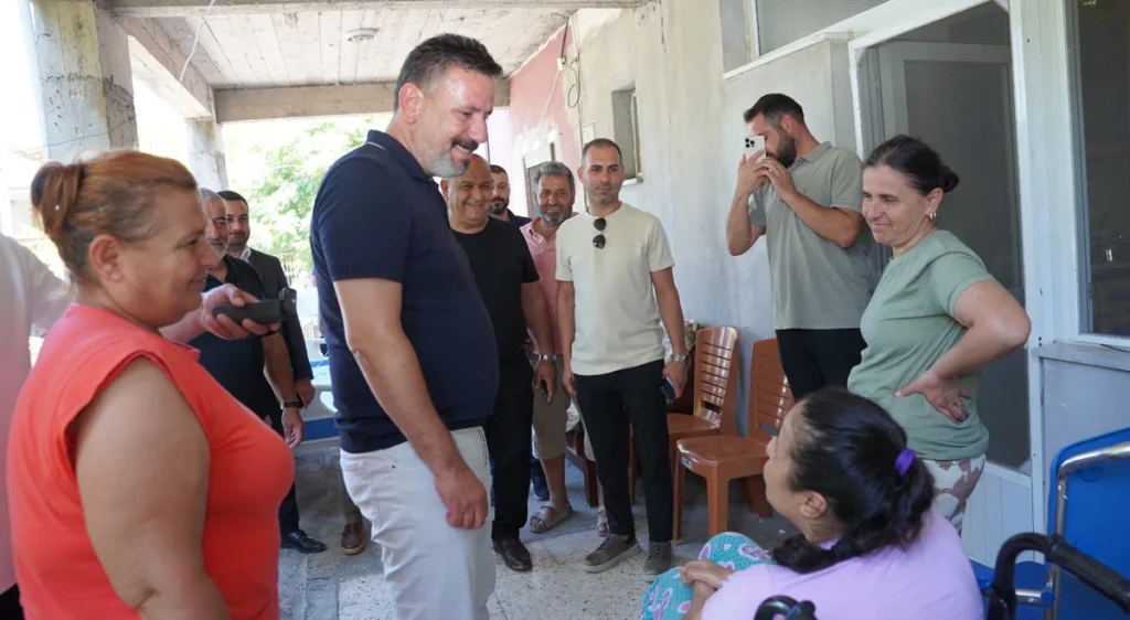 Başkan Üstün’den ihtiyaç sahibi aileye destek