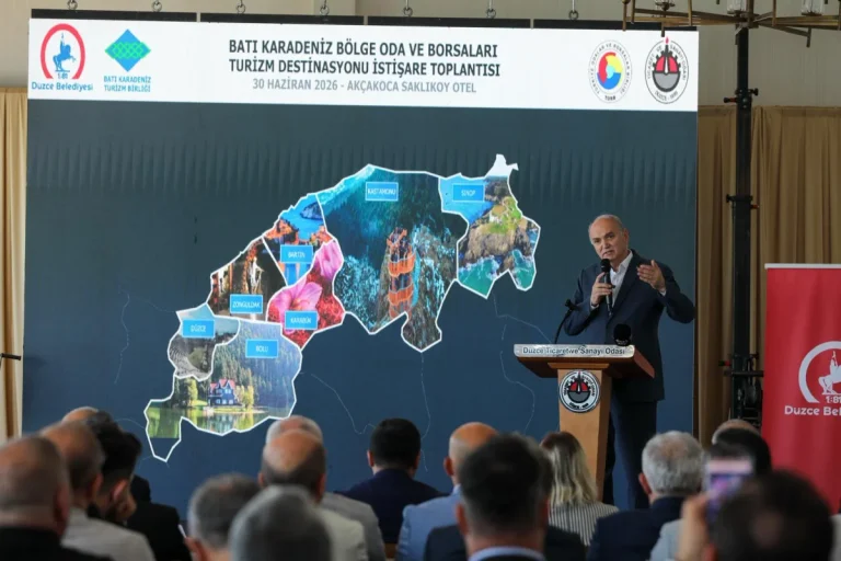 Batı Karadeniz’in yedi  ili “turizm için” Düzce’de buluştu