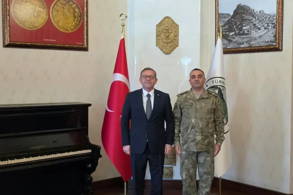 Tuğgeneral Uğur Özyurt’tan Vali Ziya Polat’a Ziyaret