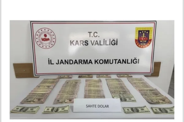 Kars’ta sahte dolar operasyonu