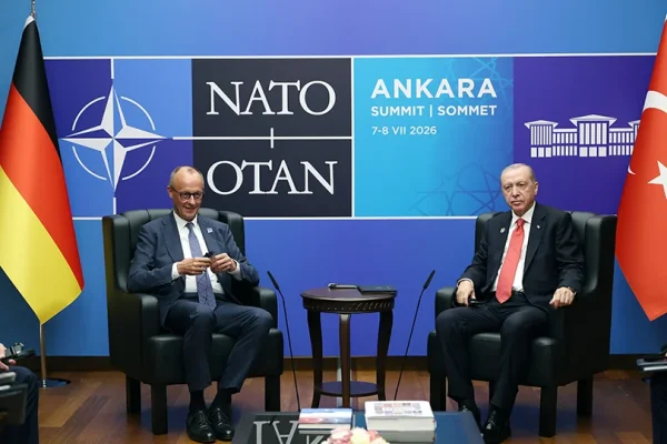Cumhurbaşkanı Erdoğan, Almanya Başbakanı Merz ile görüştü