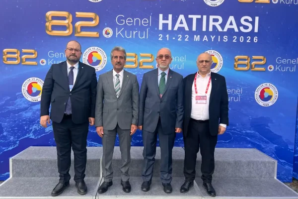 Elazığ Ticaret Borsası heyeti TOBB genel kuruluna katıldı