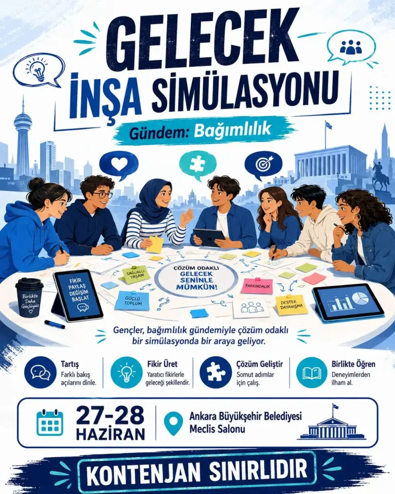 Başkentte gençler karar alacak: Gündem bağımlılıkla mücadele