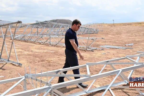 Aksaray Belediyesi’nin 3 Megavatlık GES Projesinde Çalışmalar Sürüyor