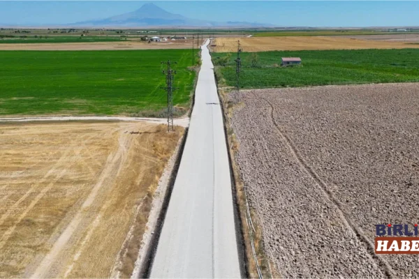 Sultanhanı’nda 7 kilometrelik yol yenilendi