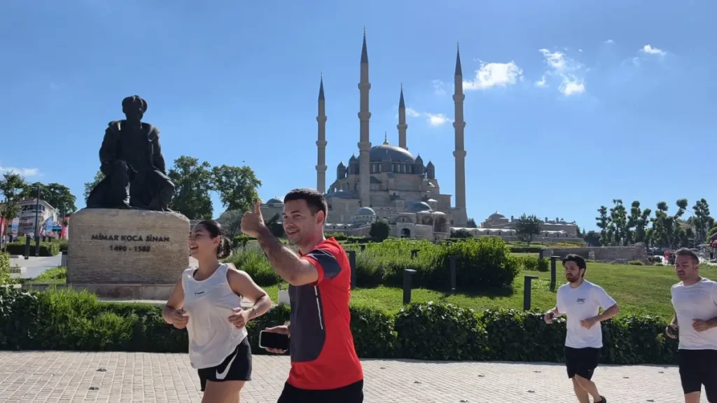 Selimiye’nin UNESCO Listesi’ndeki 15. Yılı onuruna 15 tur koştular