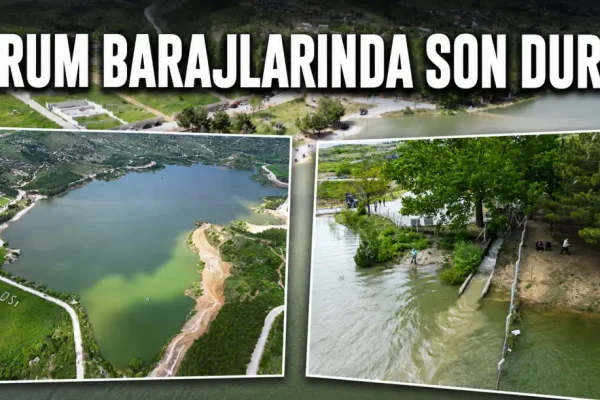 Çorum’da yağışlar sonrası barajlarda doluluk oranları yükseldi