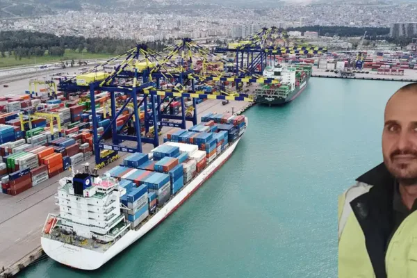 Liman işçisi konteyner altında kalarak yaşamını yitirdi