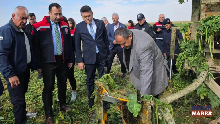 Sultanhanı’nda Şeker Pancarı Hasadı Başladı