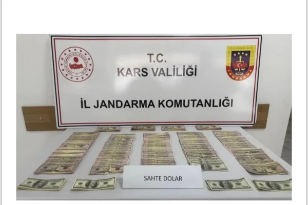Kars’ta sahte dolar operasyonu