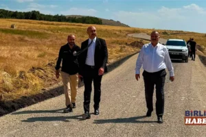 Vali Yardımcısı Samet Öztürk asfalt çalışmalarını inceledi