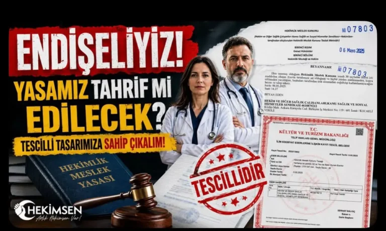 HEKİMSEN’den Hekimlik Meslek Yasası çağrısı: “Süreç şeffaf ve katılımcı yürütülmeli”