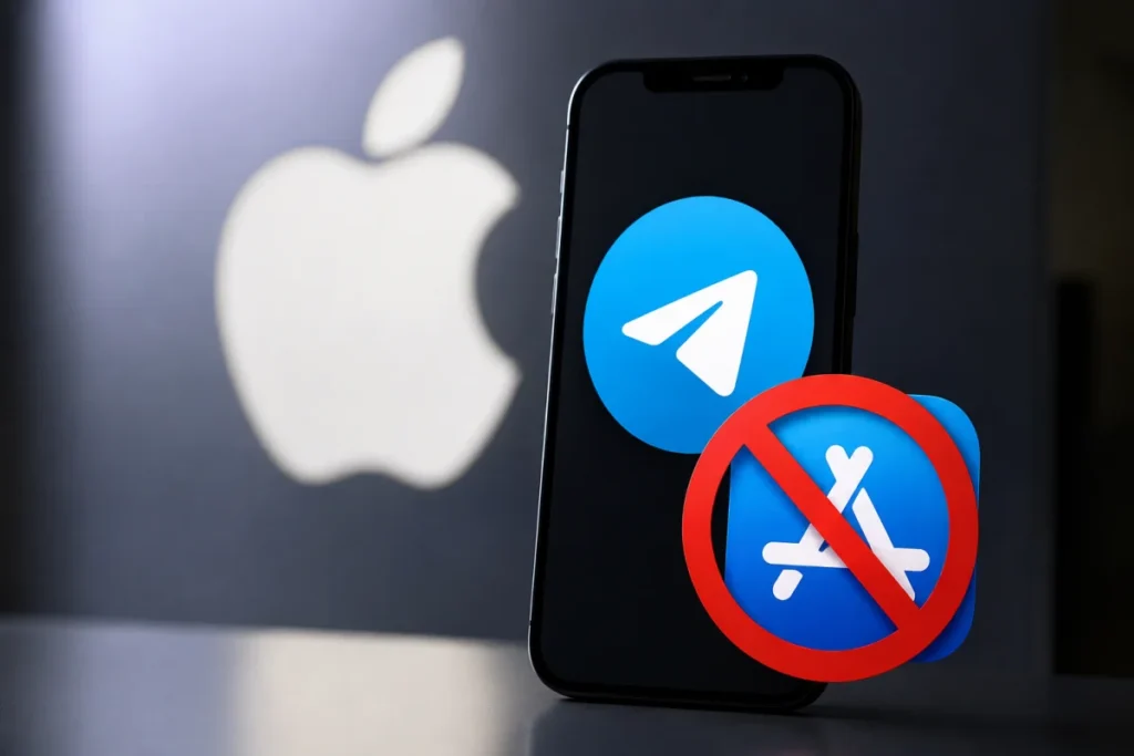Apple’dan Telegram’a kısa süreli erişim engeli