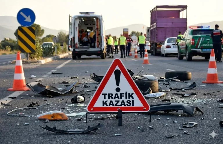 Kars-Iğdır Karayolunda Vali koruma aracı otomobille çarpıştı, 3’ü polis 4 yaralı