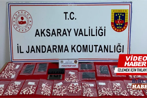 Aksaray’da 1120 Sentetik Hap Ele Geçirildi