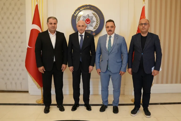 TİMBİR heyetinden Ankara İl Emniyet Müdürü Maksut Yüksek’e ziyaret