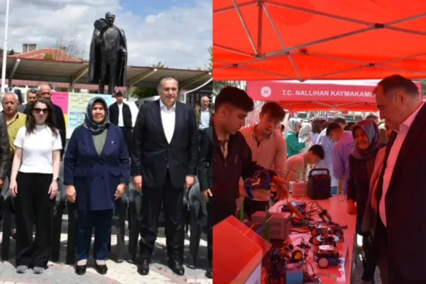 Nallıhan’ın taze beyinleri eserlerini sergilediler