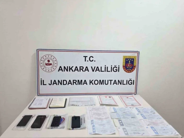 Ankara’da tefecilik suç örgütüne operasyon