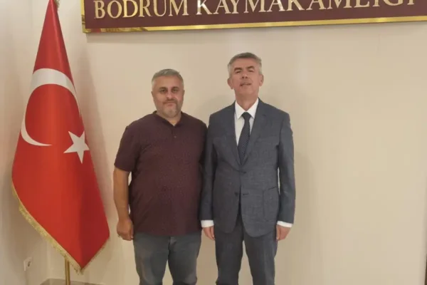 TİMBİR İngiltere Temsilcisi İsmail Karakaş, İş İnsanları Mustafa Aycı ve Bülent Turan’dan Bodrum Kaymakamı Ali Sırmalı’ya Ziyaret