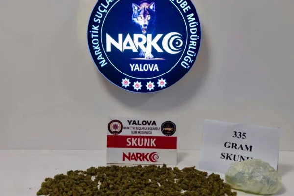 Yalova’da uyuşturucu operasyonu: 1 tutuklama