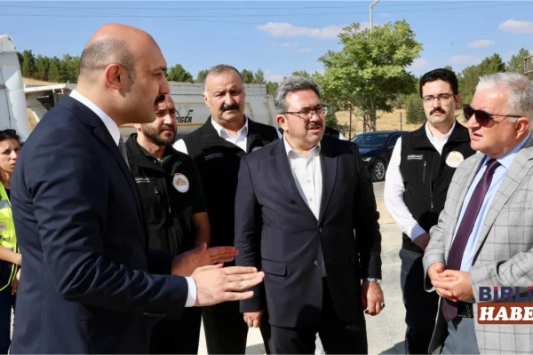 Aksaray’da Saatte 200 Ton Asfalt Üreten Tesis İncelendi