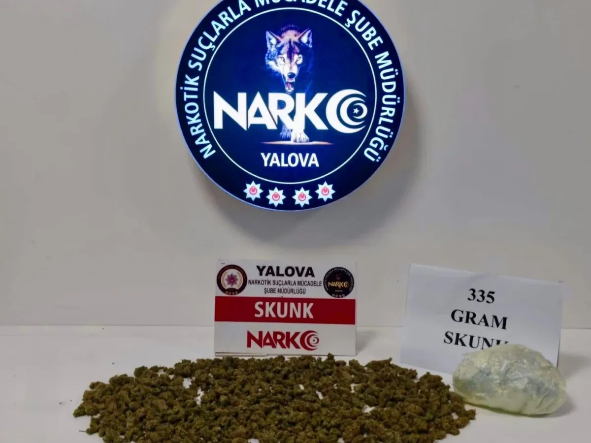 Yalova’da uyuşturucu operasyonu: 1 tutuklama