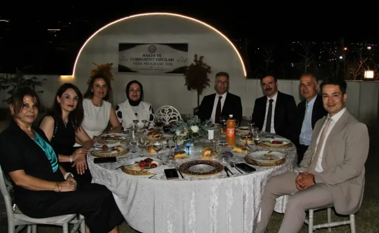 Başsavcı Ünalan ve yargı mensuplarına veda programı
